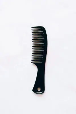 Wide-tooth comb: an example of the type of item