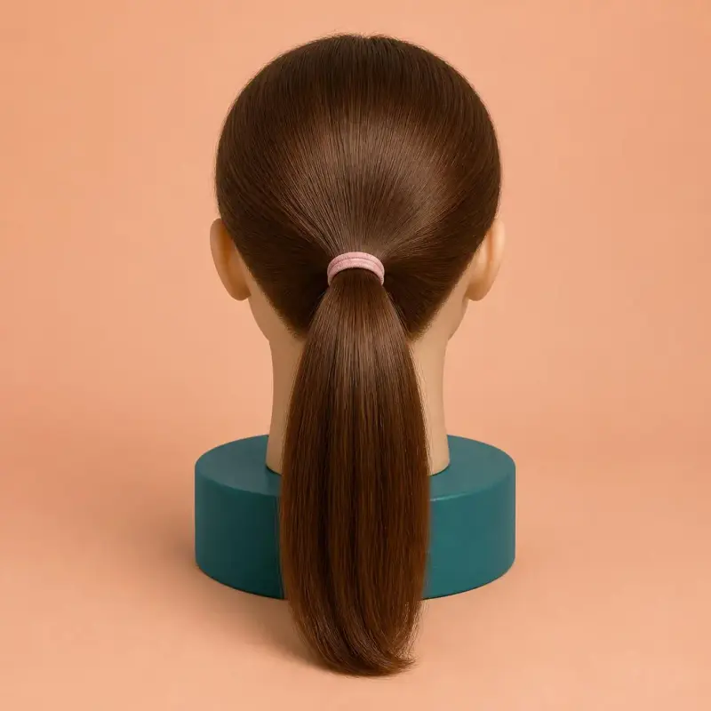 Classic Ponytail, the finished style