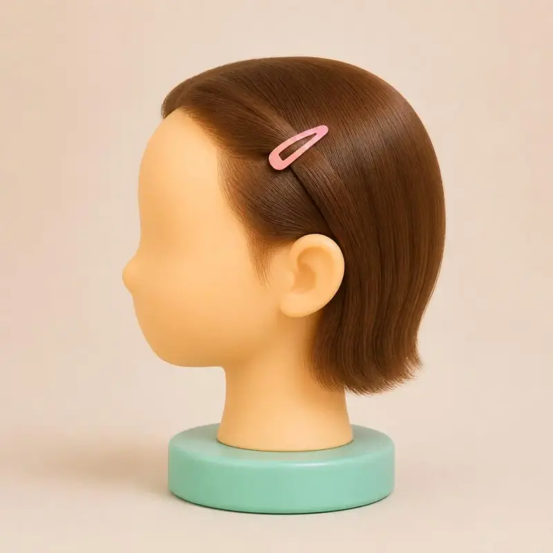 Clip-Back for Baby Wisps, the finished style