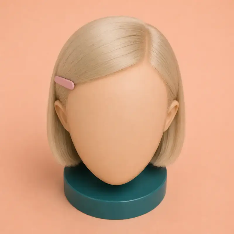 Side-Swept Clip, the finished style