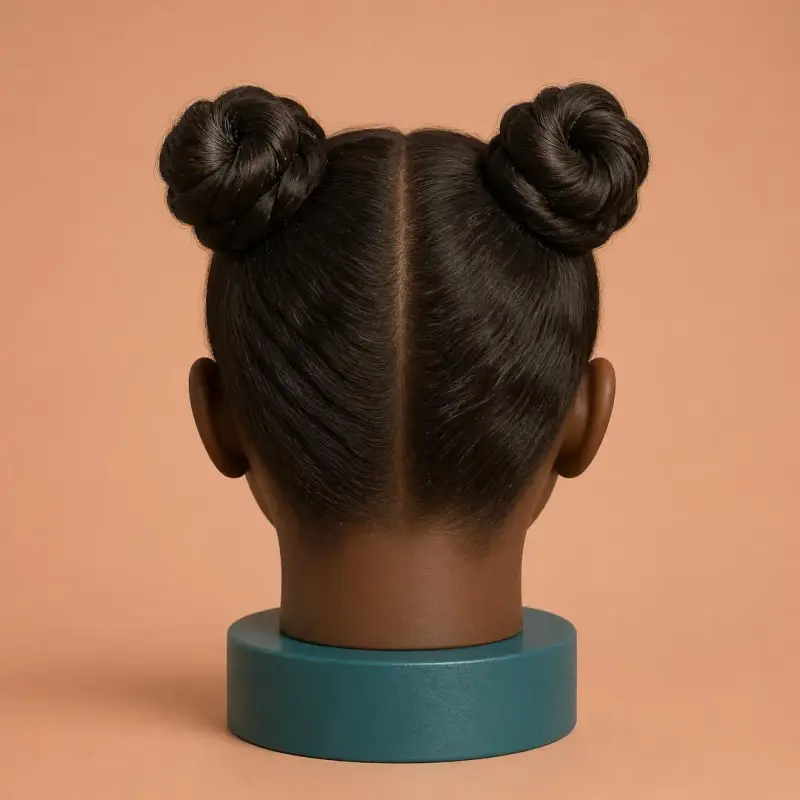 Space Buns, the finished style